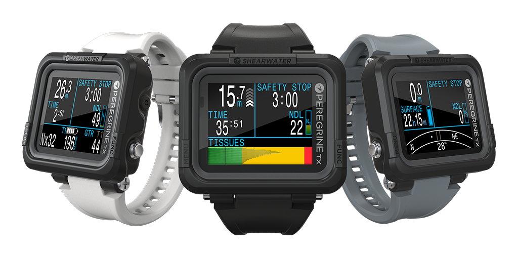 Shearwater Peregrine TX Dive Computer with Optional Swift Transmitter