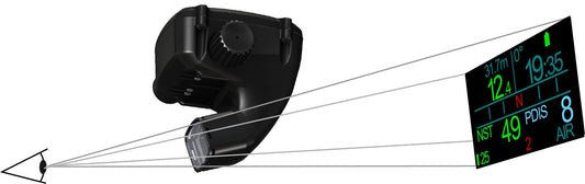 Scubapro Galileo HUD Mask - mounted Dive Computer with Smart Pro Transmitter - Infinity DiveScubapro Galileo HUD Mask - mounted Dive Computer with Smart Pro TransmitterScubapro
