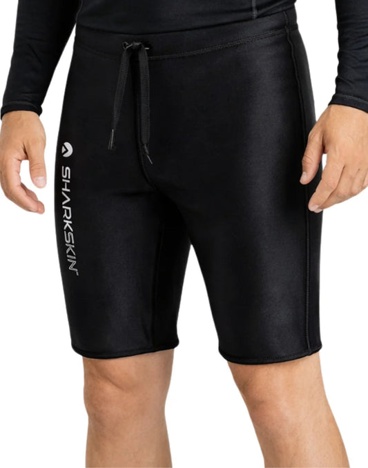 Sharkskin Chillproof Short Pants - Black - Men - Infinity DiveSharkskin Chillproof Short Pants - Black - MenSharkskin