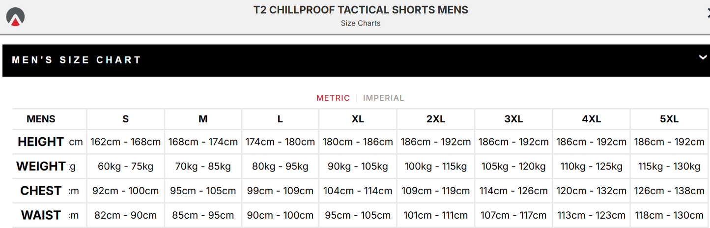 Sharkskin T2 Chillproof Tactical Shorts - Men