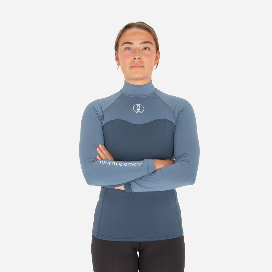 Fourth Element Classic Fit Long Sleeves Hydro-T Deep/ Ocean Blue - Women