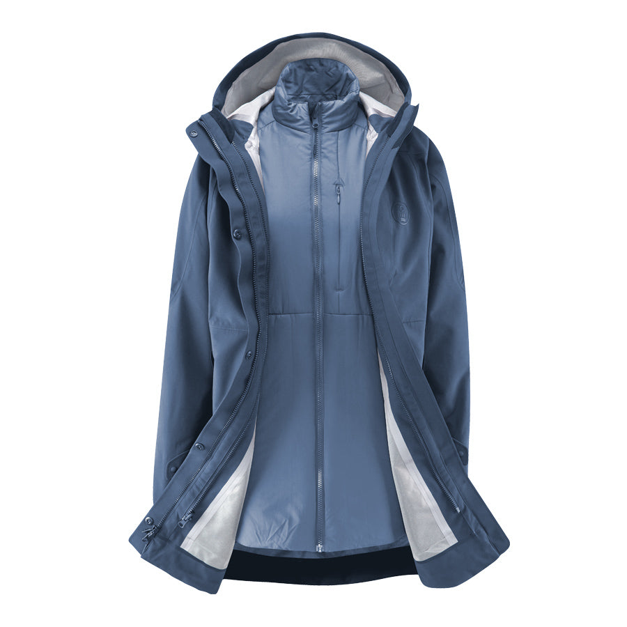 Fourth Element Atlantic 3-in-1 Coat Blue - Men