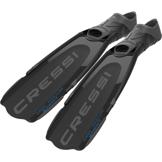 Cressi Gara 模块化 Sprint 鳍 黑色