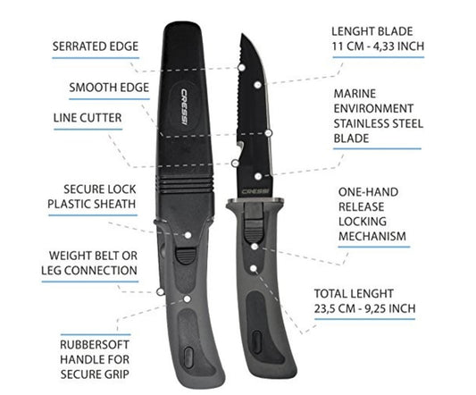 Cressi Vigo Dive Knife