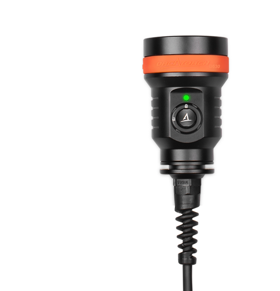 OrcaTorch D630 Canister Dive Light / Torch 4000 Lumens - Clearance Last One