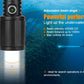 OrcaTorch D720 Dive Torch with 425000cd 1300 Beam Meters Throw 150 Meters Depth