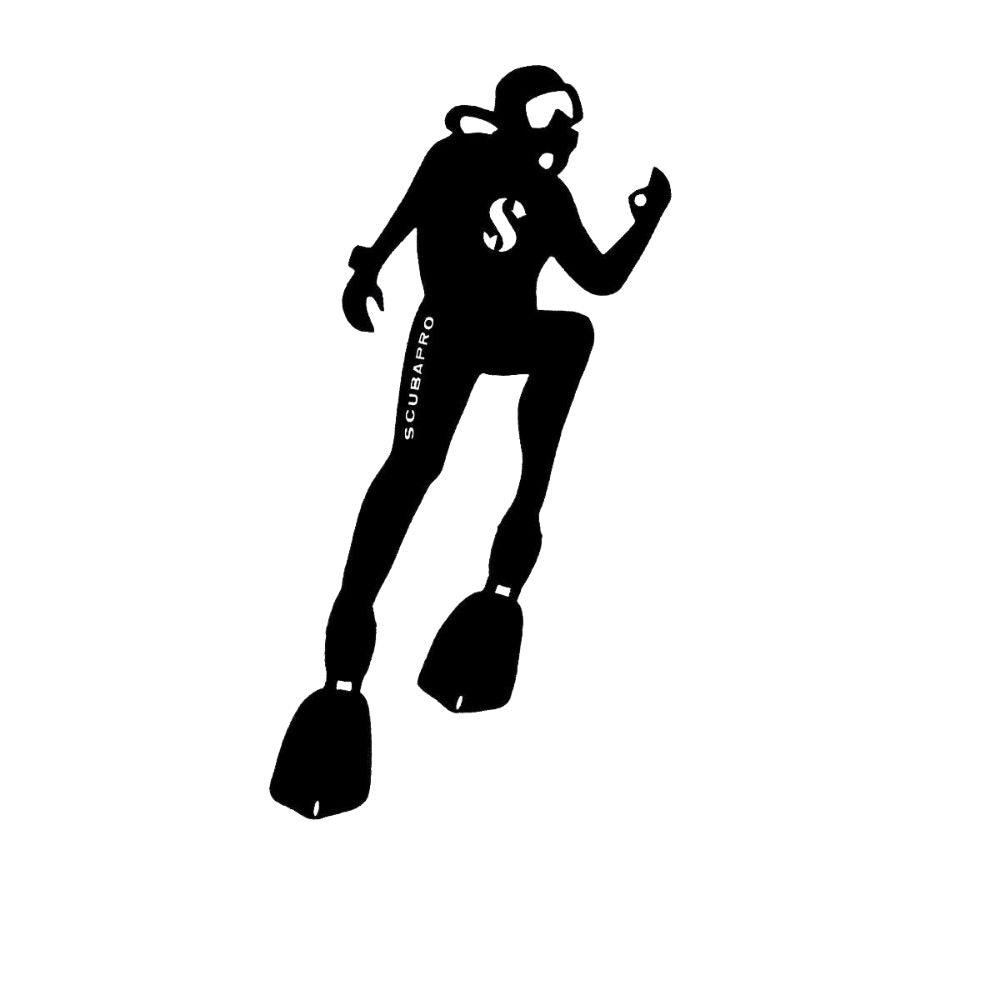Scubapro Diver Sticker X2 pcs - Free Shipping