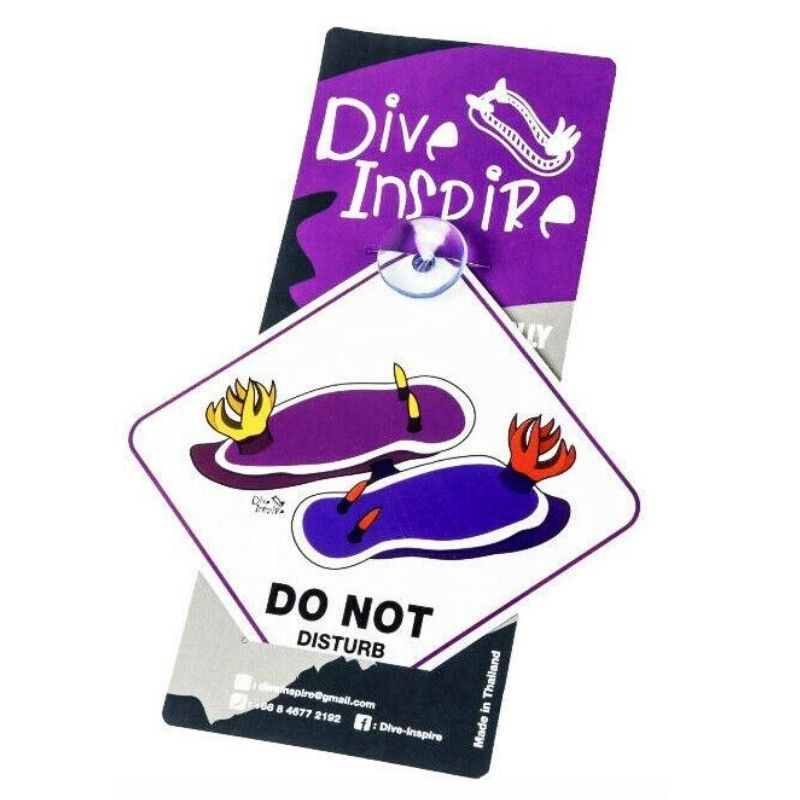 Scuba Diver Window Sign/ Nudibranch