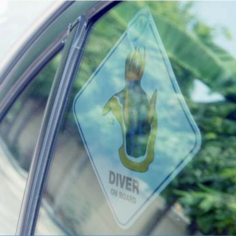 Scuba Diver Window Sign/ Nudibranch