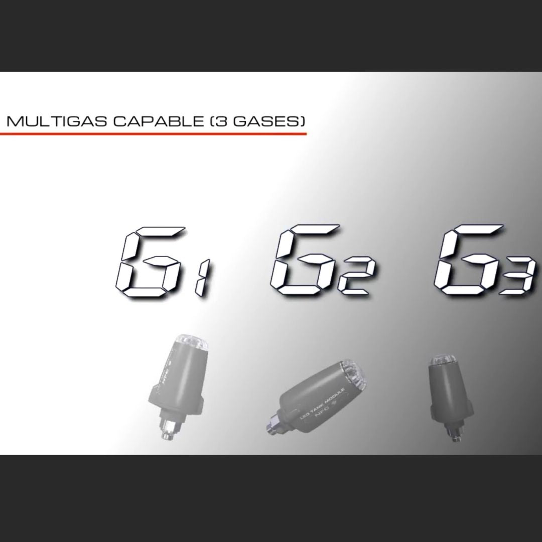 Mares 智能空气潜水电脑 + LED 罐模块发射器