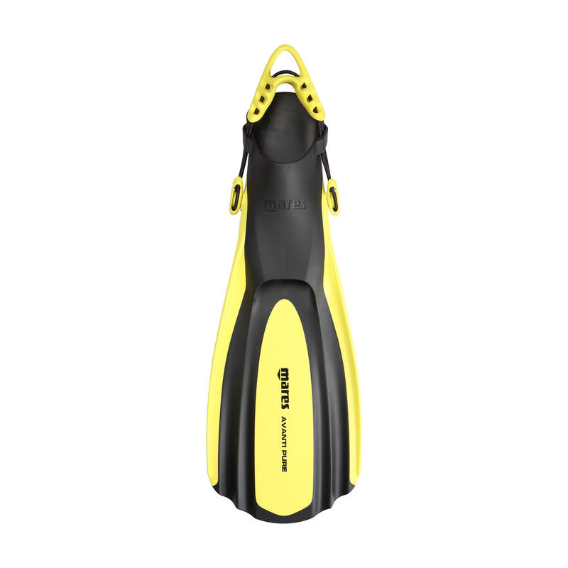 Mares Avanti Pure Open Heel Fins - Yellow - Clearance