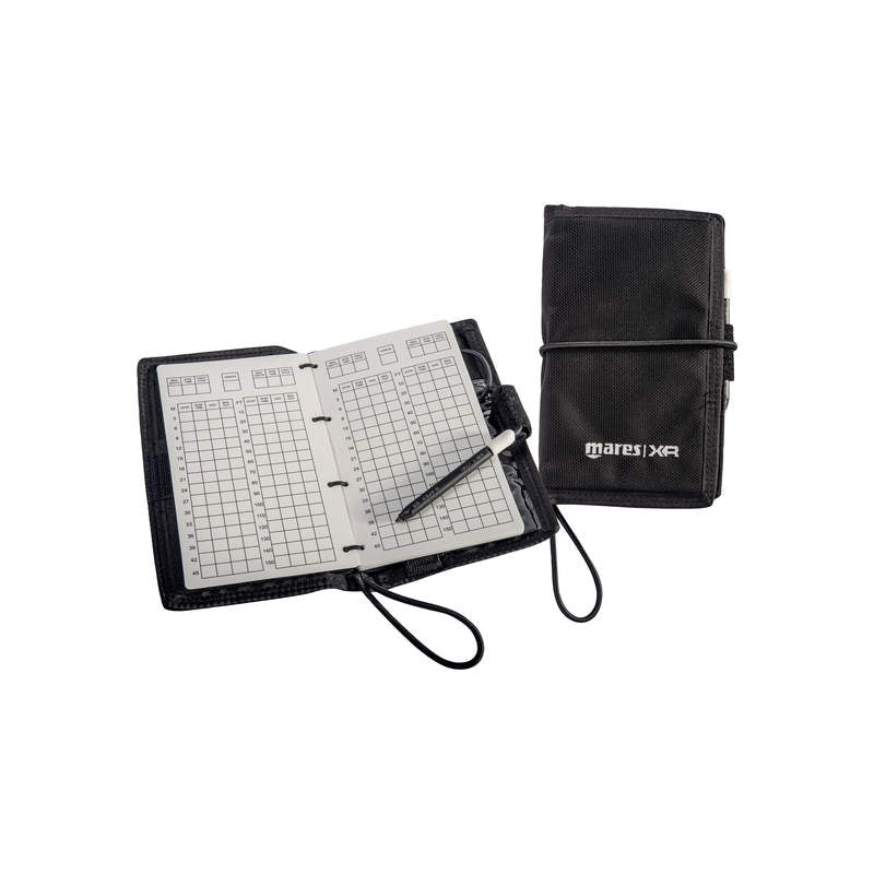 Mares XR Line Wetnotes with Pen and Straps