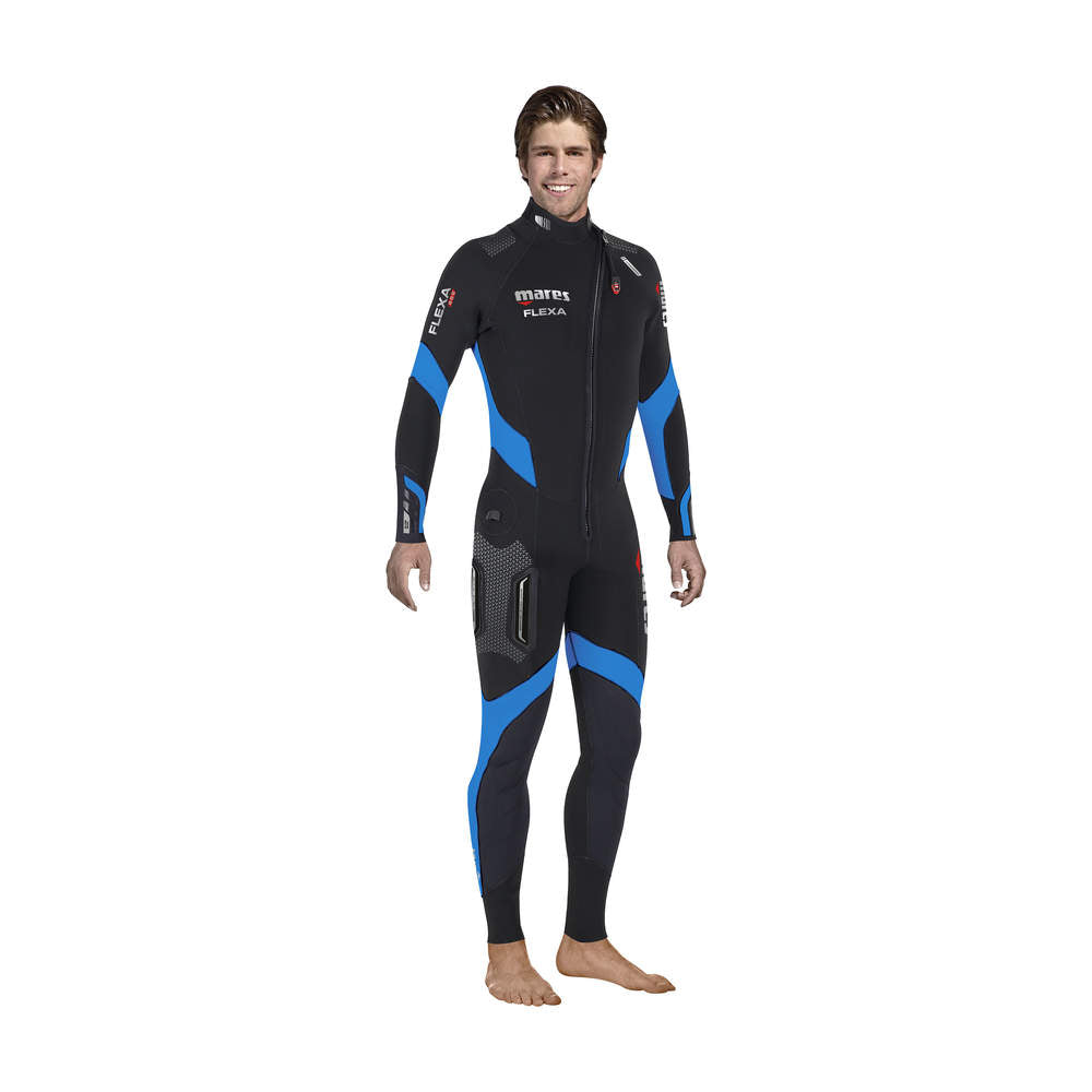Mares Flexa 8.6.5mm 潜水服蓝色 - 男款