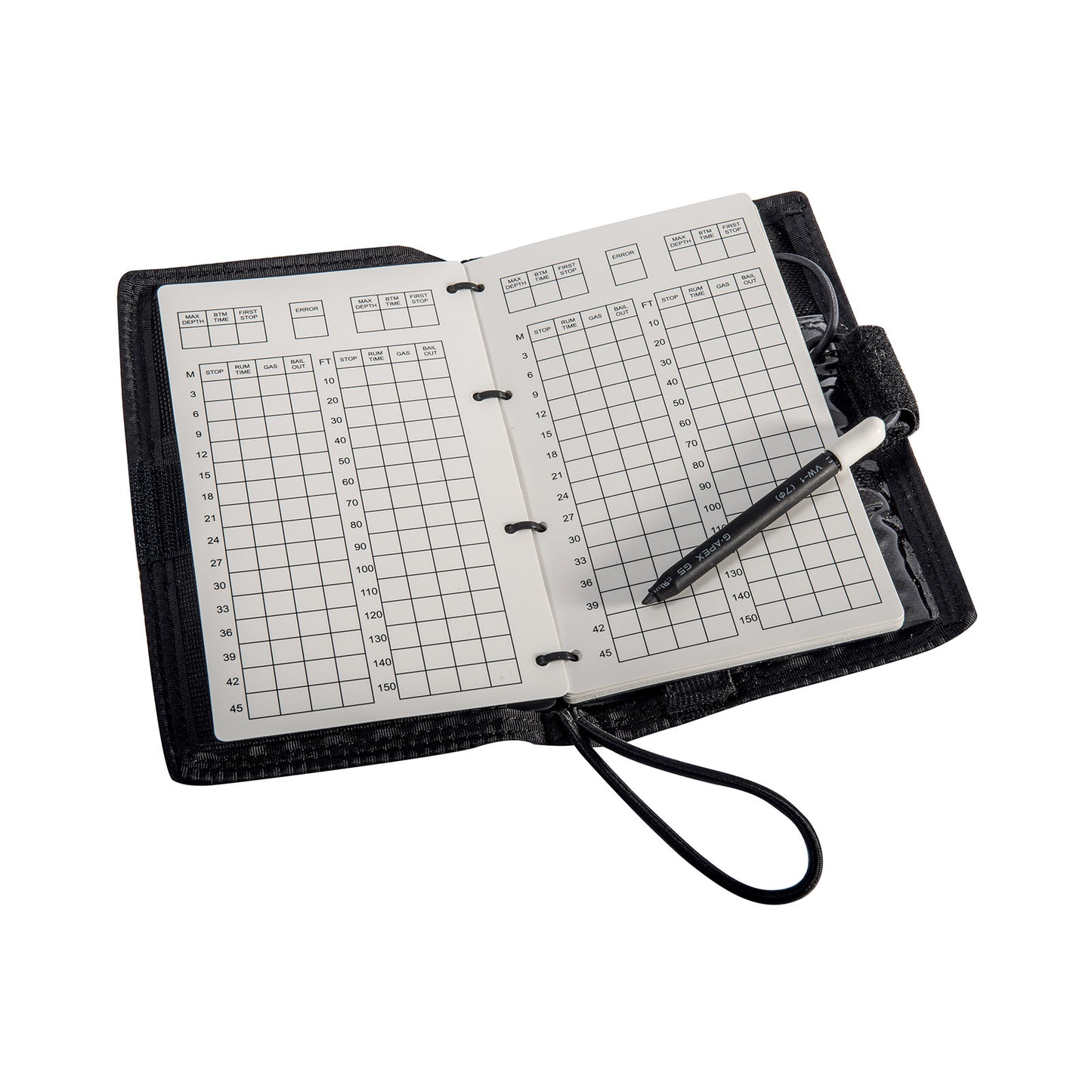 Mares XR Line Wetnotes with Pen and Straps