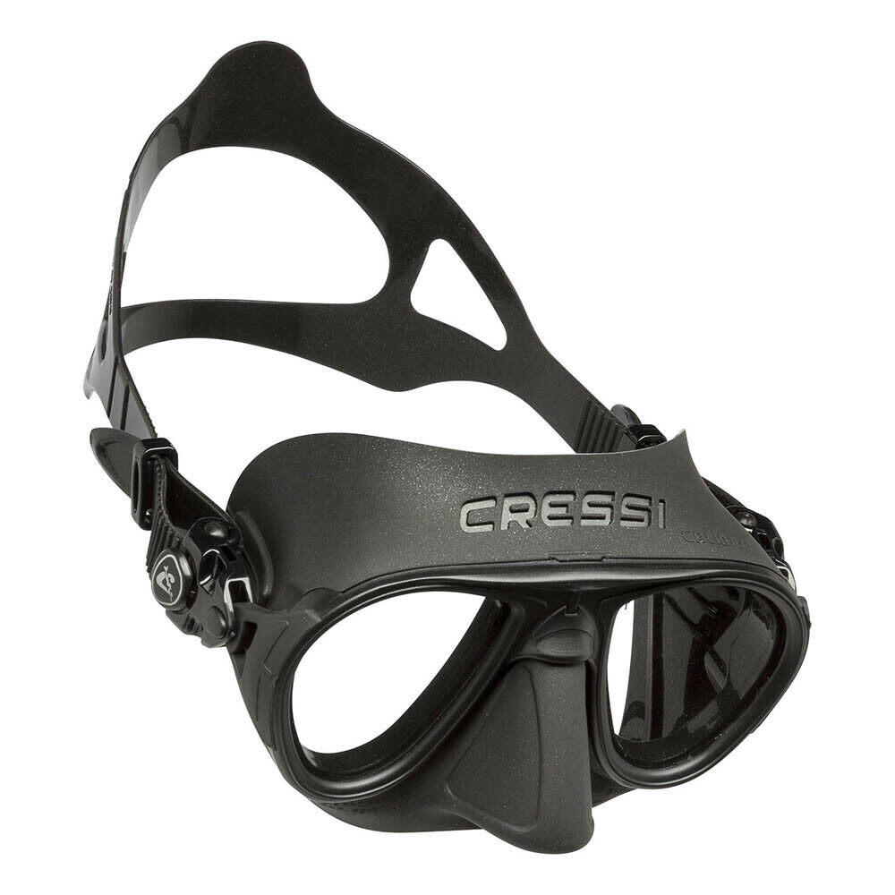 Cressi Calibro Dive Mask + Corsica Snorkel Set - Black