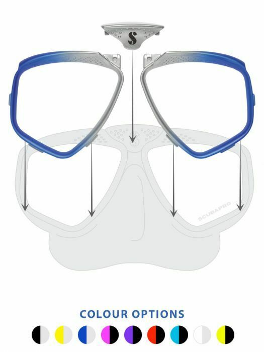 Scubapro Zoom Dive Mask Colour Kit