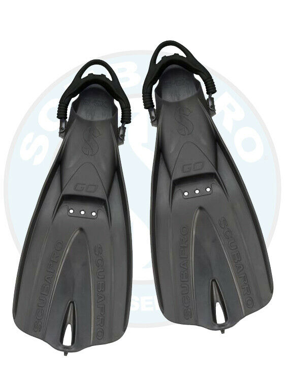 Scubapro Go Travel Fins with Coloured Bungee Strap - Scuba Dive or Snorkeling