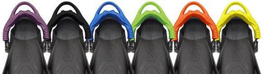 Scubapro Go Travel Fins with Coloured Bungee Strap - Scuba Dive or Snorkeling