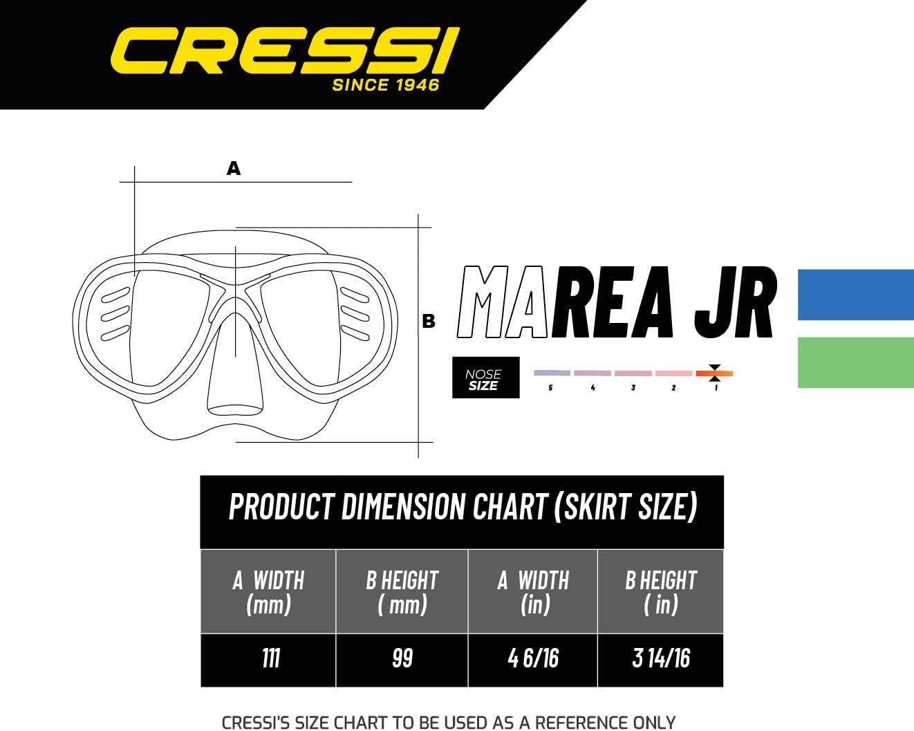 Cressi Marea Junior Dive Mask