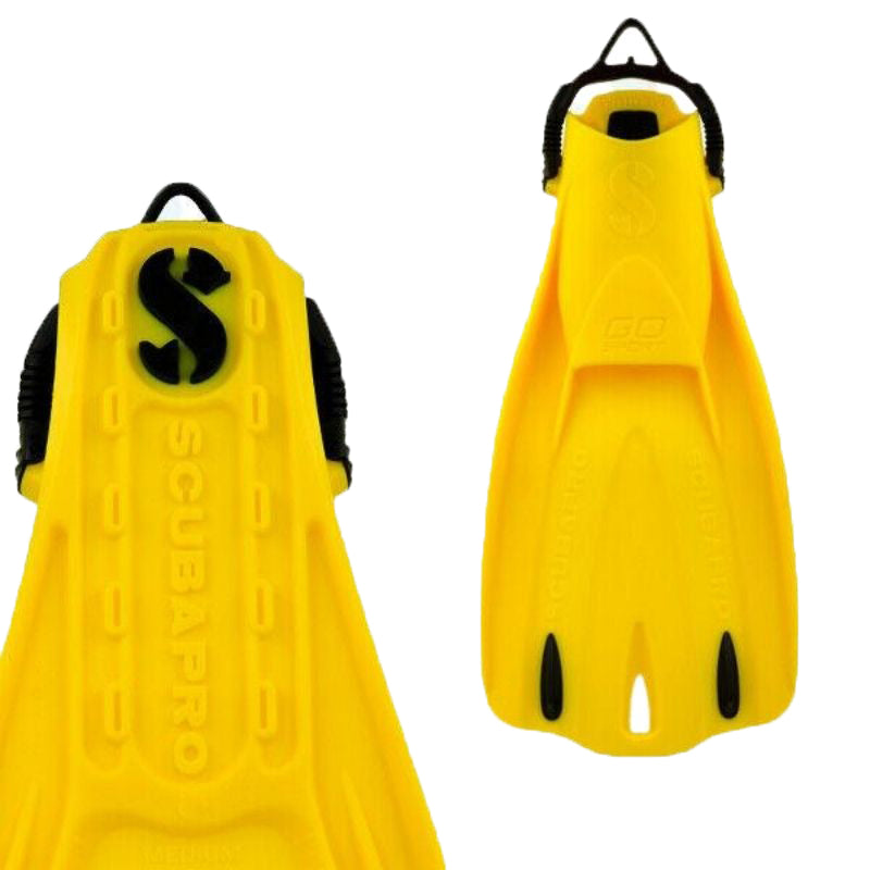 Scubapro Go Sport Fins (Yellow) / Scubapro Delta 5mm Zip Boots