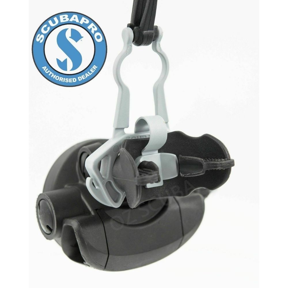 Scubapro Octopus Retainer Clip With Regulator Mouthpiece Set  ( Silicone )