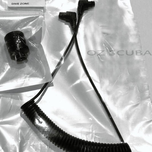 Divtek Fiber Optic Cable With Connector Adaptor Set