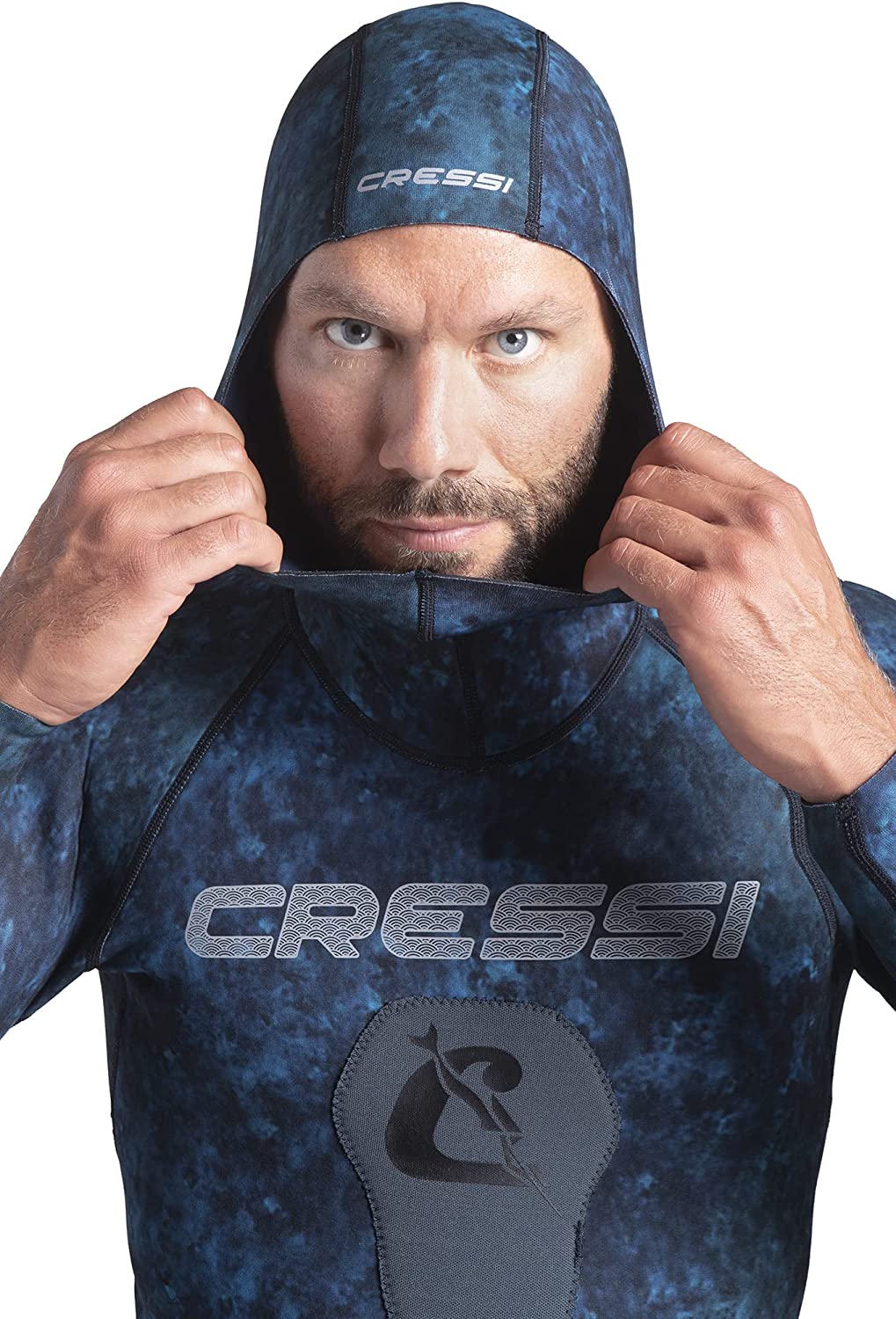 Cressi Tokukawa Pro 迷彩开放式潜水衣 3.5 毫米 2 件式 - 男士