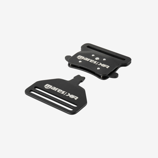 Mares XR Line 金属带扣 - 铝黑色