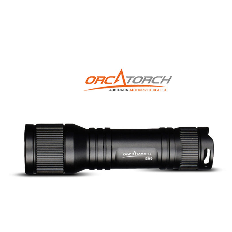 OrcaTorch D560 面罩手电筒 / 630 真流明