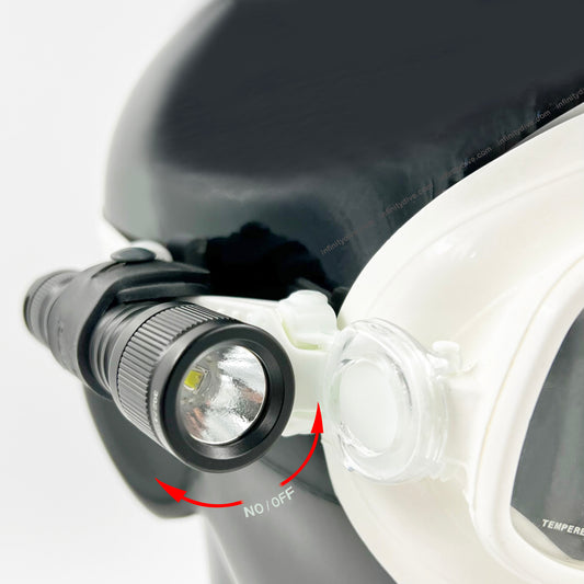 OrcaTorch D560 面罩手电筒 / 630 真流明