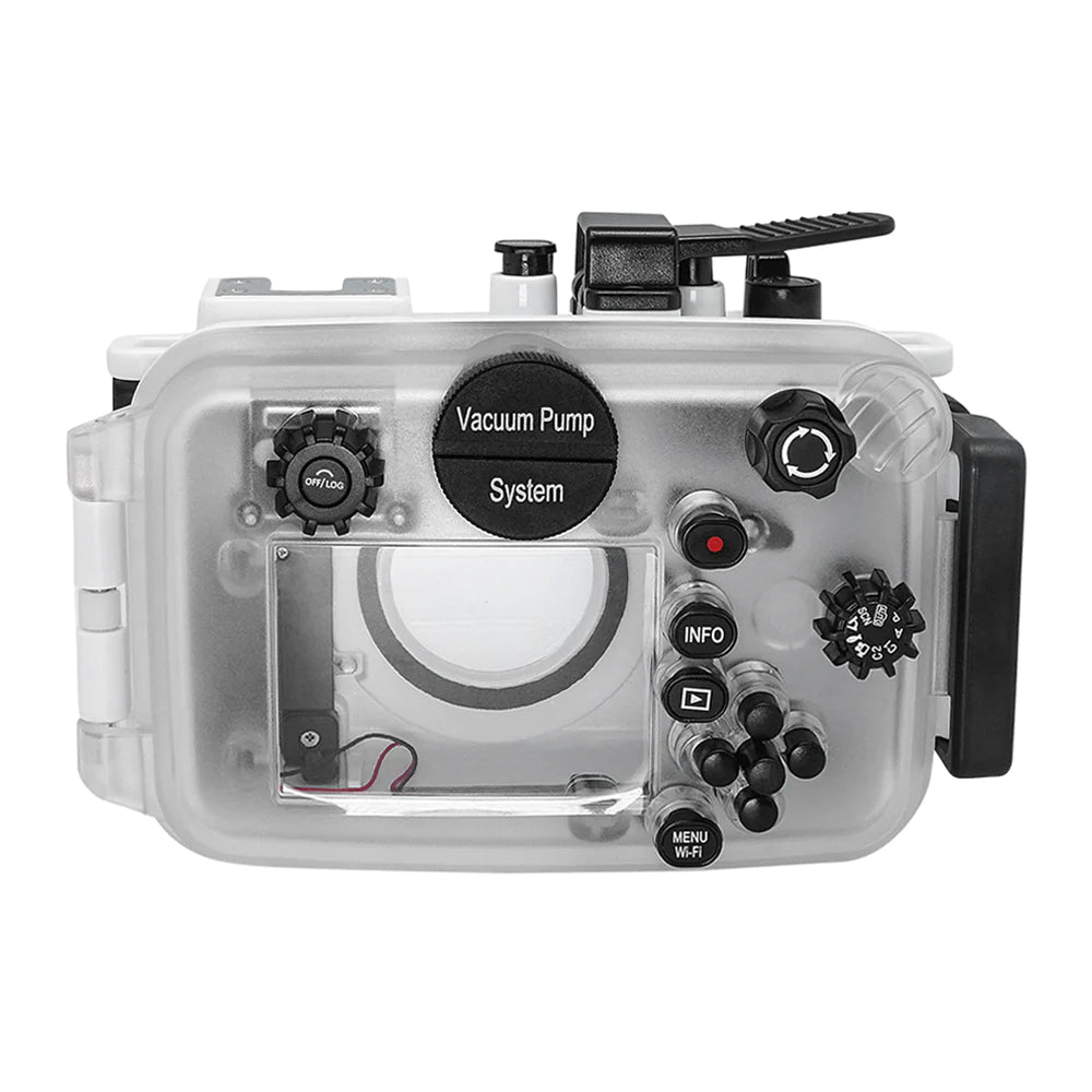 SeaFrogs Underwater Camera Housing (Black) for Olympus TG-6 60m/195ft
