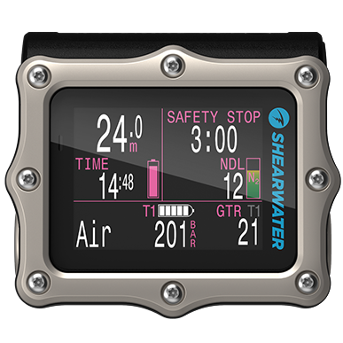 Shearwater Perdix 2 Ti Dive Computer with Optional Swift Transmitter