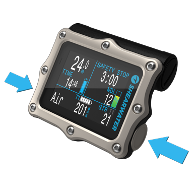 Shearwater Perdix 2 Ti Dive Computer with Optional Swift Transmitter