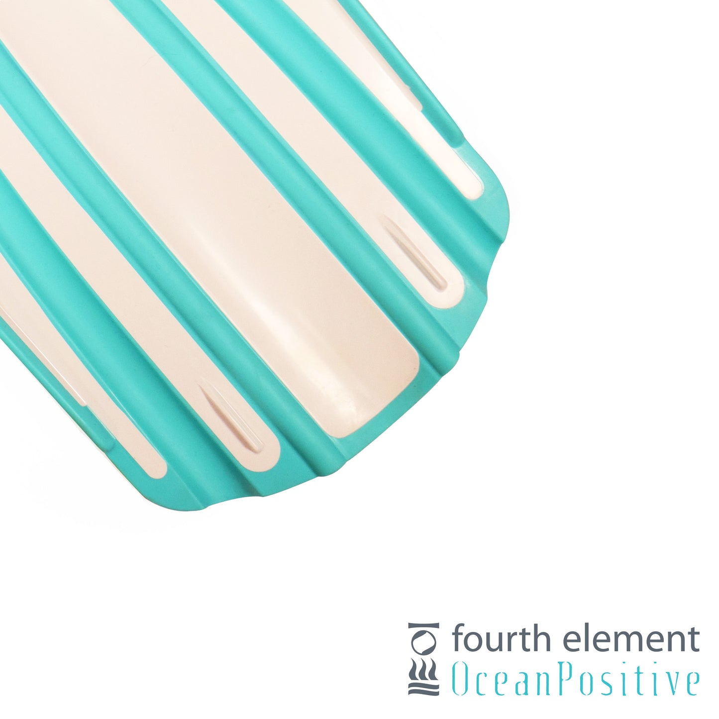 Fourth Element Rec Fins - Aqua / White