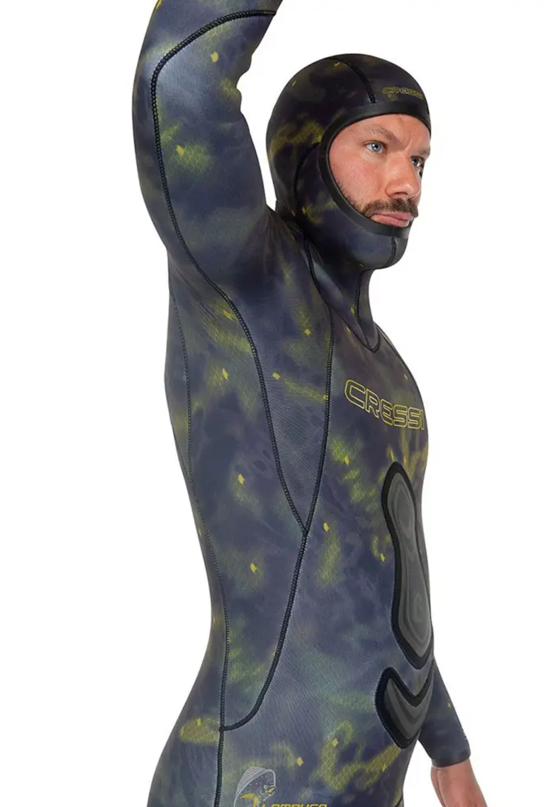 Cressi Lampuga Open Cell Camo Wetsuit 3mm 2PC - Men