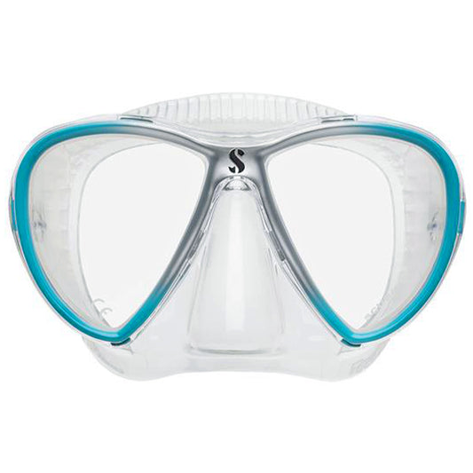 Scubapro Synergy Twin Lens Scuba Mask Clear / Turquoise