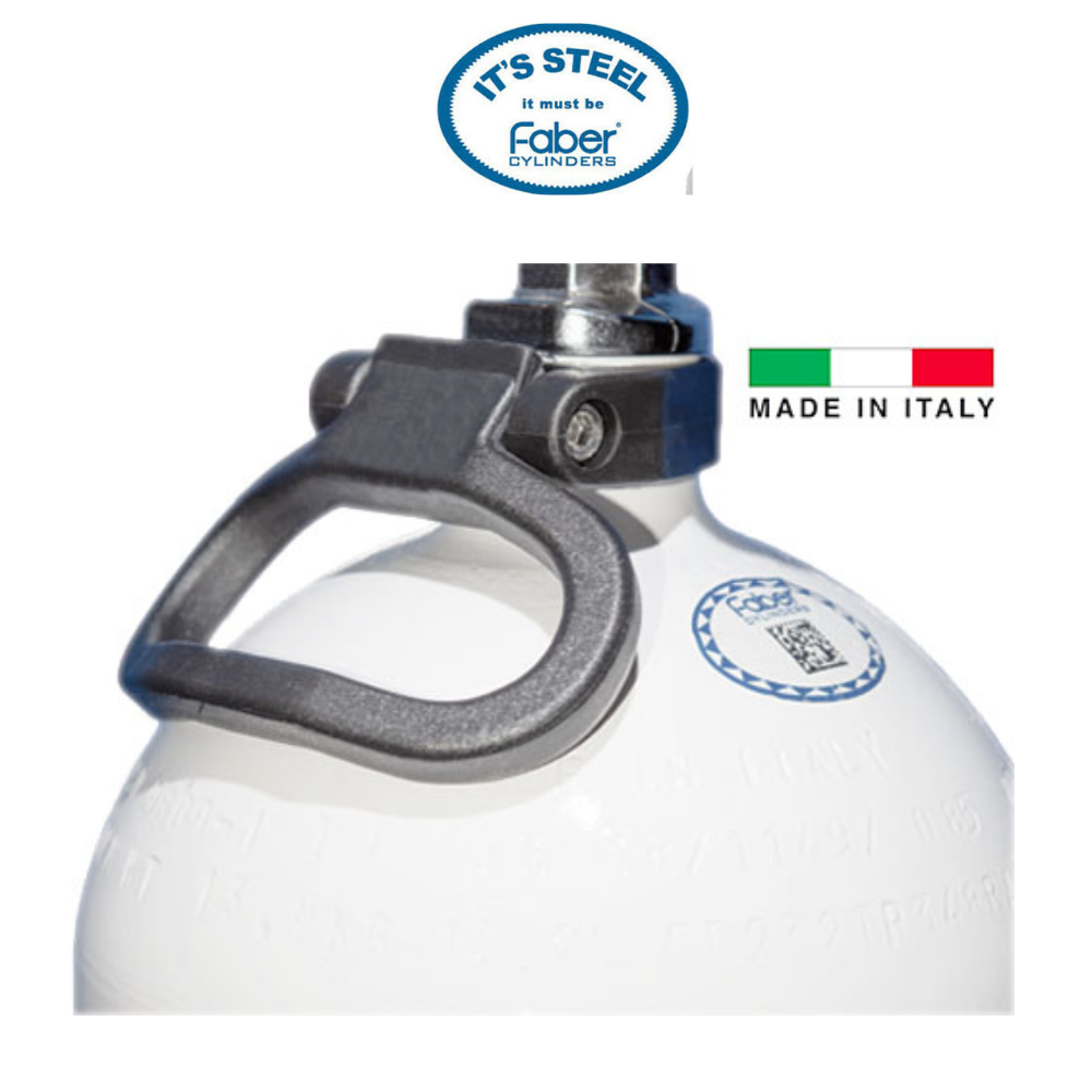 Faber Steel Dive Tank 12.2 L 232 bar Standard Valve