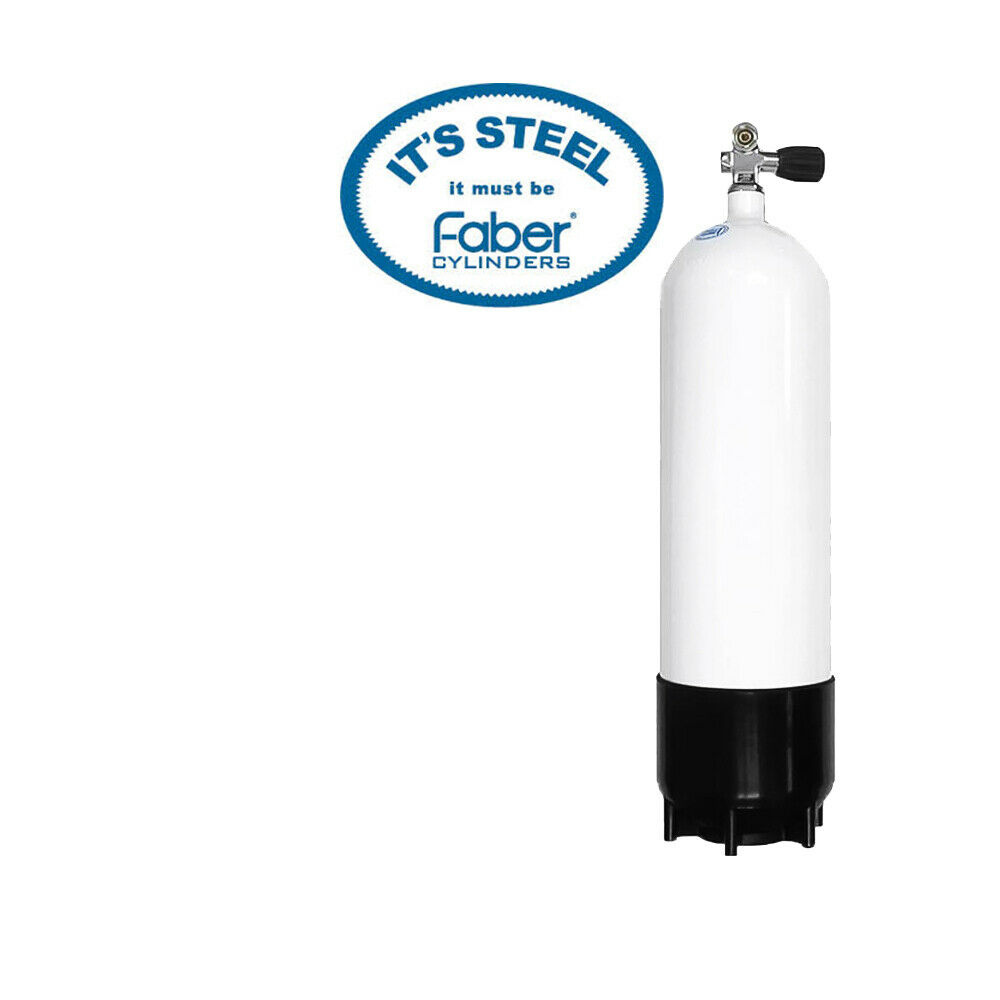 Faber Steel Dive Tank 12.2 L 232 bar Standard Valve