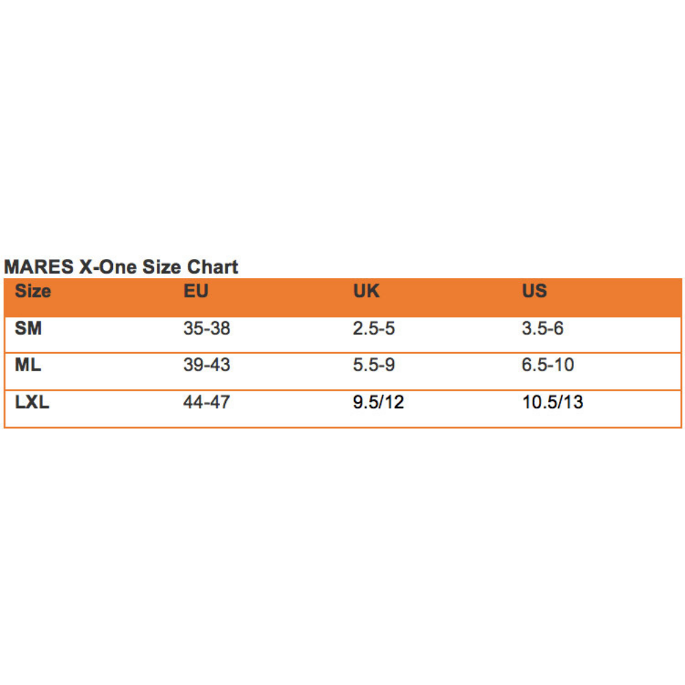 Mares X-one Bonito Mask, Snorkel & Fins Set - White