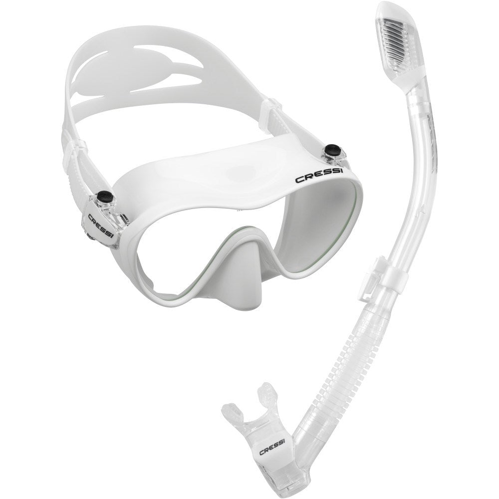Cressi F1 Dive Mask + Dry Snorkel Set