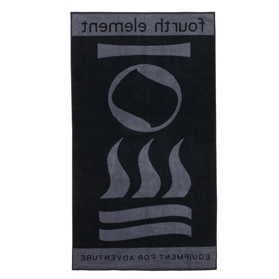 Fourth Element Wetsuit Diver Beach Towel Black