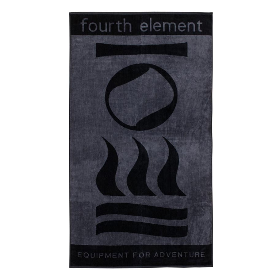 Fourth Element Wetsuit Diver Beach Towel Black