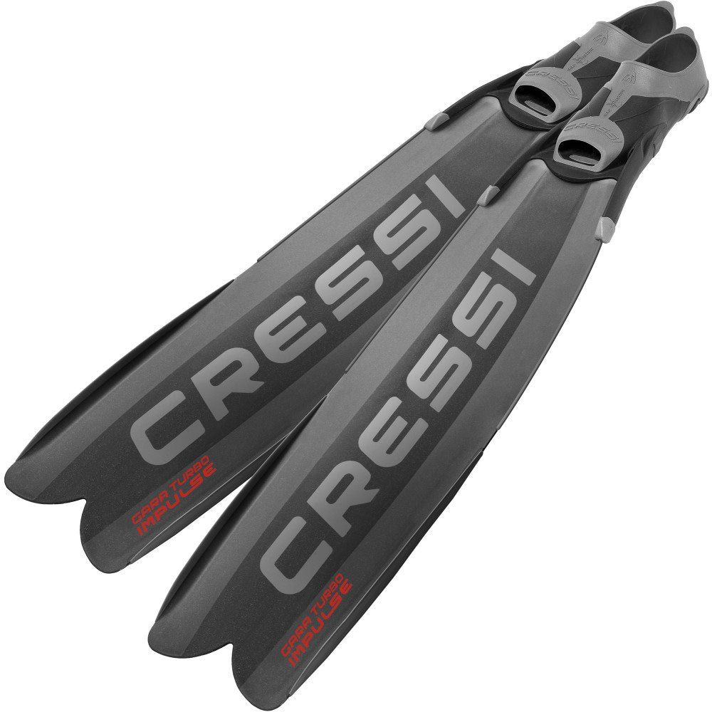 Cressi Gara Modular Sprint Turbo Fins, Black / 42/43