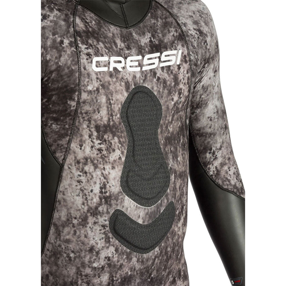 Cressi Corvina 鱼叉捕鱼开放式 2 件式潜水衣 - 5 毫米 男式 - M 号(最后一件)