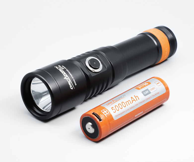 Orcatorch D710 Dive Torch / Underwater Light - 3000 Lumens