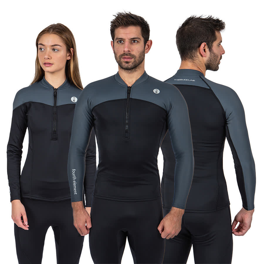 Fourth Element Thermocline Men's L/S TOP (Front Zip)