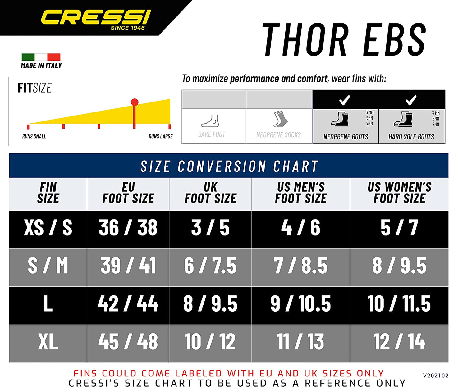 infinity-dive-cressi-thor-ebs-scuba-fins-sizing-guide