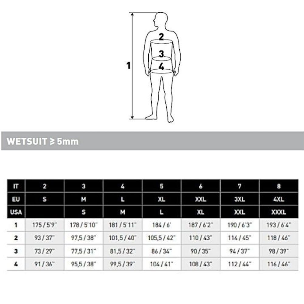 Mares Monosuit Pioneer Wetsuit 5mm with hood - Men