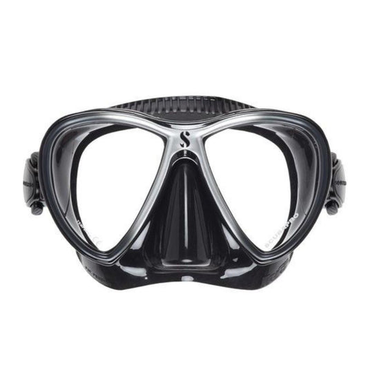 Scubapro Synergy Twin Scuba Mask Black / Silver - Infinity DiveScubapro Synergy Twin Scuba Mask Black / SilverScubapro