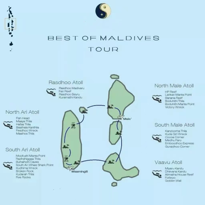 2027 New Year Maldives Four Atolls Liveaboard (8D7N)